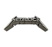 Metallica 3D Band Logo Pin Badge Size One Size