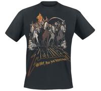 Metallica 40th Anniversary Horsemen Homme T-Shirt Manches Courtes Noir M