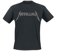 Metallica 40th Anniversary Songs Logo Homme T-Shirt Manches Courtes Noir XL