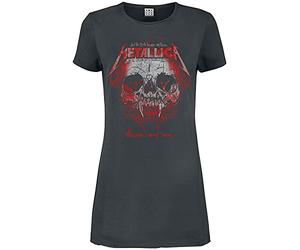 Metallica Amplified Collection - Wherever I May Roam Femme Robe Courte Anthracite S 100% Coton