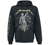 Metallica Sweat à capuche AND JUSTICE FOR ALL TRACKS BLACK (FOTL) Taille S
