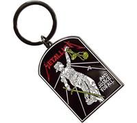 Metallica - "And Justice For All" Porte-clés émail pierre tombale RO12161 (taille unique) (Noir/Blanc/Rouge)