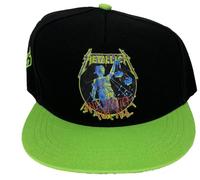 Iron Maiden Casquette snapback Metallica and Justice for All Taille unique