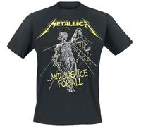 Metallica T-shirt homme …and Justice for All – Tracklist manches courtes noir Taille L