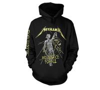 Metallica Sweat à capuche AND JUSTICE FOR ALL TRACKS BLACK (FOTL) Taille S