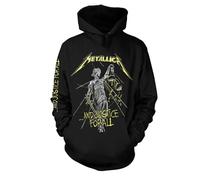 Générique Metallica ... and Justice for All Homme Sweat-Shirt à Capuche Noir S