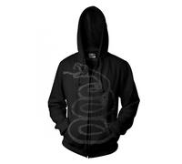 METALLICA - BLACK ALBUM BURNISHED BLACK (FOTL) Hooded Sweatshirt with Zip Small