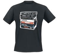 Metallica Cassette Homme T-Shirt Manches Courtes Noir M 100% Coton Regular/Coupe Standard