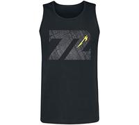 Metallica Charred 72 (M72) Homme Débardeur Noir 4XL 100% Coton Regular/Coupe Standard
