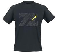 Metallica Charred 72 (M72) Homme T-Shirt Manches Courtes Noir M 100% Coton Regular/Coupe Standard