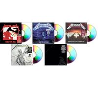 Metallica Classics Remastered Lot de 5 albums Kill Em All 1983-1991 : Kill Em All + Ride The Lightning + Master Of Puppets + And Justice For All + Metallica The Black Album