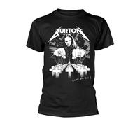 Metallica - "Cliff Em All" T-shirt Homme/Femme Unie PH1285 (XXL) (Noir)