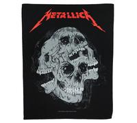 Metallica Crânes Arrière Patch Rock Band XL Dtg Imprimé à Coudre