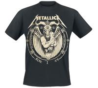 Metallica Darkness Son Homme T-Shirt Manches Courtes Noir 5XL 100% Coton Regular/Coupe Standard
