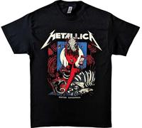 Metallica - "Enter Sandman" T-shirt unie homme/femme RO5483 (XXL) (Noir)