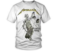 Metallica Et Justice pour Tous Album Housse Métal Rock Adulte T-Shirt