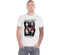 METALLICA FACES FIRST FOUR ALBUMS T-Shirt NEUF