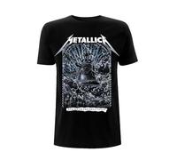Metallica for Whom The Bells Toll Homme T-Shirt Manches Courtes Noir XXL