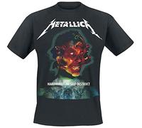 Metallica Hardwired Album Cover_Men_BL_TS:1xl, T-Shirt Homme, Noir (Black Black), X-Large
