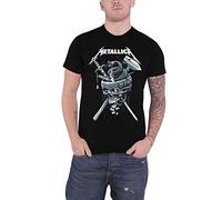 Metallica History Homme T-Shirt Manches Courtes Noir XL 100% Coton Regular/Coupe Standard