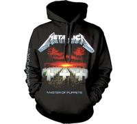 Metallica Hoodie Master Of Puppets Tracks Black L