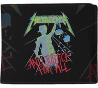 Rocksax Portefeuille de voyage Metallica Wallet – Justice for All, mixte, noir, Small