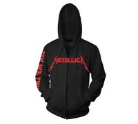 METALLICA - KILL EM ALL BLACK Hooded Sweatshirt with Zip X-Large