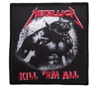 Metallica Kill 'Em All/Jump In The Fire Standard Printed Patch Size Accessory Size