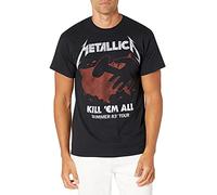 Metallica Kill 'Em All Tour T-Shirt, Noir, XL Homme