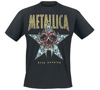 Metallica King Nothing_Men_BL_TS:1xl T-Shirt, Noir (Black Black), X-Large Homme