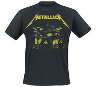 Metallica Lars M71 Kit Homme T-Shirt Manches Courtes Noir S 100% Coton Regular/Coupe Standard