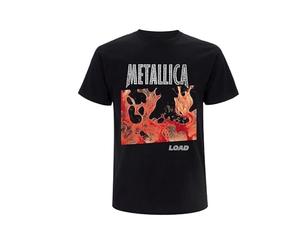 Metallica Load Tracklist Homme T-Shirt Manches Courtes Noir M 100% Coton Regular/Coupe Standard