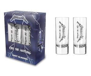 METALLICA Lot de 2 verres à shot Ride The Lightning 6 cl