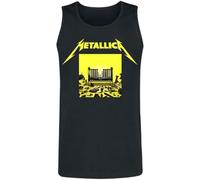 Metallica M72 Squared Cover Homme Débardeur Noir M 100% Coton Regular/Coupe Standard