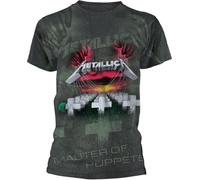 Metallica - "Master Of Puppets" T-shirt Homme/Femme Unie PH2026 (M) (Gris)