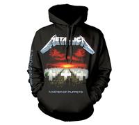Metallica – Sweat à capuche – Master of Puppets Tracks (BLACK, FOTL) – Taille S