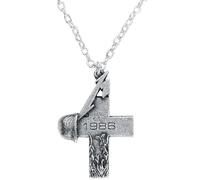 Metallica Pendentif en argent Alchemy Rocks Master Of Puppets 1986 Croix Gris G