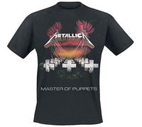 Metallica Master of PuppetSropean Tour '86_Men_BL_TS: M T-Shirt, Noir (Black Black), Medium Homme