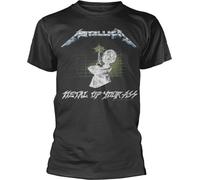 Metallica - "Metal Up Your Ass" T-shirt pour homme/femme unie RO4896 (XL) (Noir)