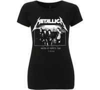 Metallica 'MOP Photo Damage Inc. Tour' (Noir) T-shirt ajusté pour femme