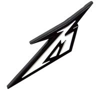 Metallica Noir And Blanc Band Logo Pin Badge Size One Size