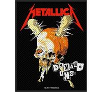Metallica Patch Damage Inc Band Logo Nouveau Officiel Woven Sew On 10Cm X 8Cm Size Accessory Size