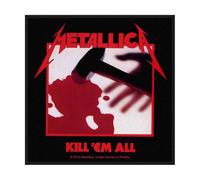 Metallica Patch Kill Em All Band Logo Officiel Nouveau Noir (10Cm X 9.5Cm) Size One Size