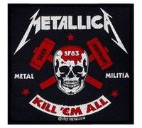 Metallica Patch Metal Militia Noir G