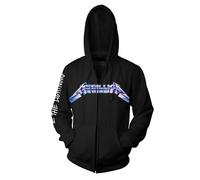 Metallica Sweat-shirt zippé à capuche Ride The Lightning (FOTL) Noir Homme Medium