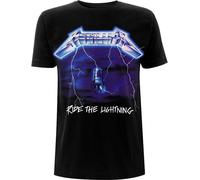 Metallica - "Ride The Lightning" T-shirt Homme/Femme Unie PH1821 (XL) (Noir)