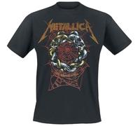 Metallica Ruin/Struggle Homme T-Shirt Manches Courtes Noir L 100% Coton Regular/Coupe Standard