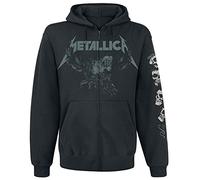 Metallica S&M2 - Skull Homme Sweat-Shirt zippé à Capuche Noir