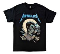 Metallica 'Sad But True Poster' (Noir) T-Shirt - NOUVEAU ET OFFICIEL