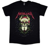 Metallica Santa Horns Black M T-shirt